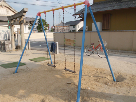 ブランコ足場補強
